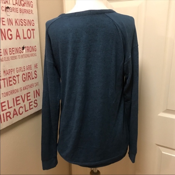 Harlowe & Graham‎ Sweater, Dark Teal, Small - Picture 3 of 5